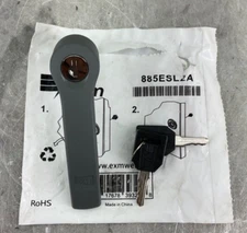 NEW EXM 885ESL2A HEAVY DUTY ENCLOSURE DOOR KEY HANDLE W/ KEYS ES SERIES