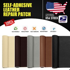 Self Adhesive Vinyl Faux Leather Fabric Repair DIY Patch Kit for Car seat Sofas