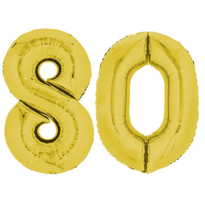 Goldener Folienballon Zahl 4 – 80cm Groß, Für Helium Oder Luft, Wiederverwendbar, Perfekt Für Geburtstage