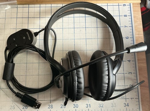 Microsoft LifeChat LX-3000 Black USB Headset Headphones - Picture 9 of 15