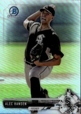 2017 Bowman Draft Alec Hansen #BDC-23 Chrome Refractor Chicago White Sox 14A