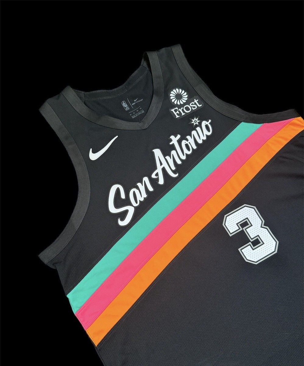 Spurs Keldon Johnson Game Issued Jersey Signed Fiesta City Edition