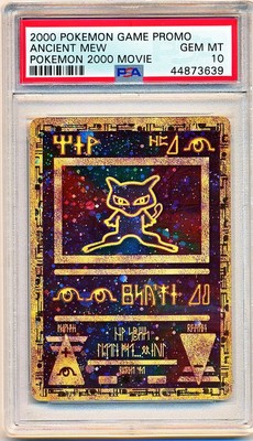 2000 Pokemon Game Ancient Mew The Movie 2000 Promo Holo PSA 10 POP 1095 QTY