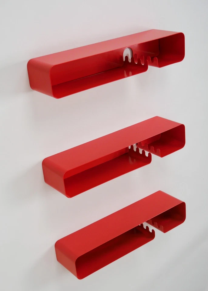 Estantería Habitat 'Pop' con perchas para perchas, años 70/80, interiores Colombo Panton Foto 3 de 4