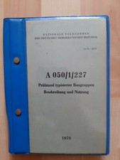 NVA Vorschrift A 050/1/227 Pr&uuml;fstand typisierter Baugruppen 1978