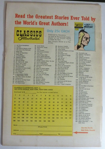 Classics Illustrated #15 Uncle Tom's Cabin HRN 169 Summer/1970, VG - Picture 2 of 2