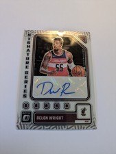 Delon Wright 2023-24 Donruss Optic Signature Series L36 RC #SS-WGT Miami Heat
