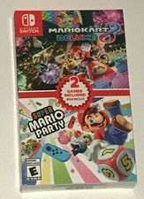 Mario Kart 8 Deluxe + Super Mario Party (Switch, 2020) for sale