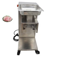 TECHTONGDA® Commercial Meat Cutting Machine with 8mm Blade 500KG/H Output QE