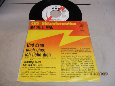 (8) Maggie Mae - Und dann noch eins: Ich liebe dich   - 7'' Single Vinyl