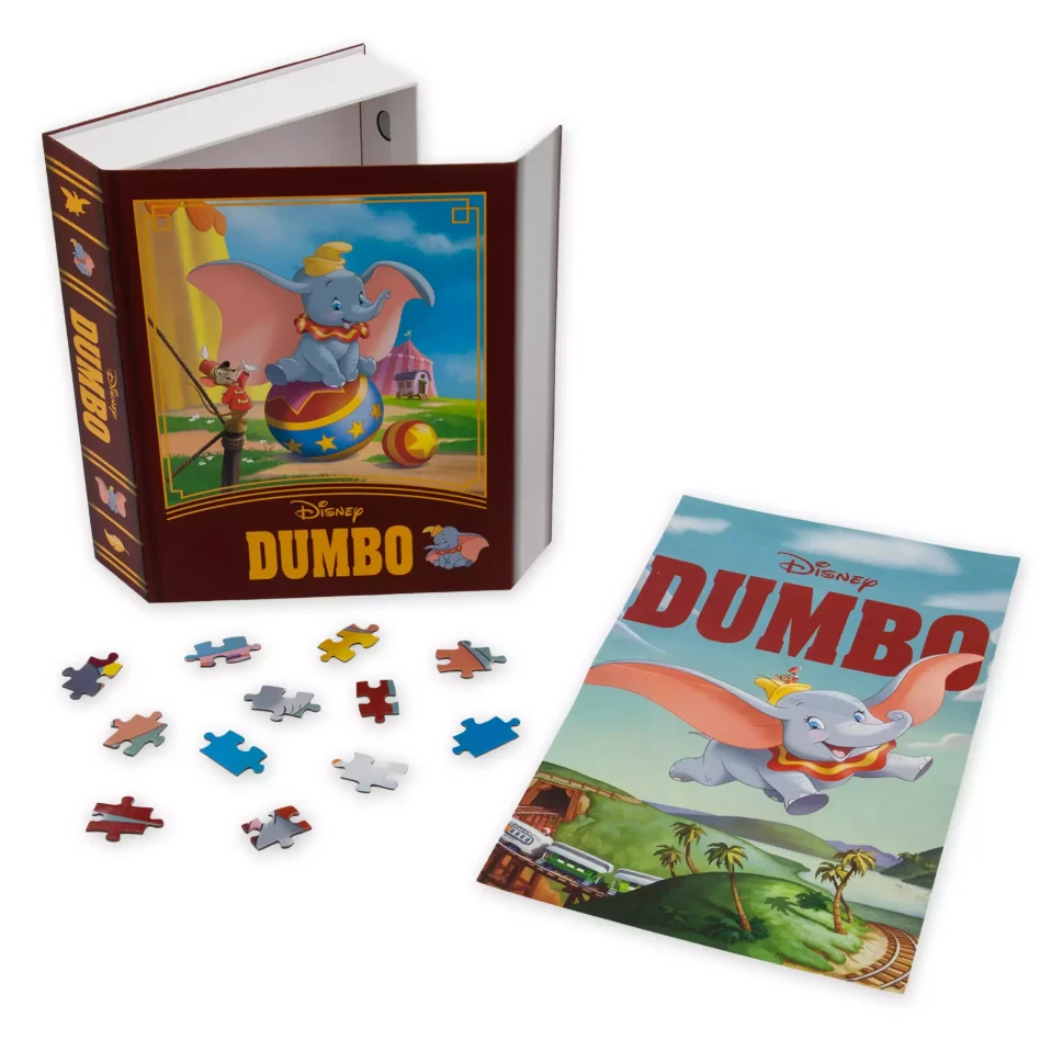 Paquete de 4 rompecabezas Disney Storybook Pinocho Dumbo Peter Pan Alice 500 piezas cada uno Foto 2 de 4