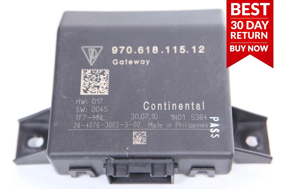 10-15 Porsche Panamera 970 Continental Gateway Control Module 97061811512 A28 - Image 2 of 4
