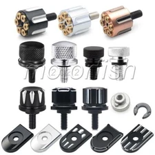 Rear Fender Seat Bolt Mounting Screw Cap Nut Tab kit for Harley 1986-2023
