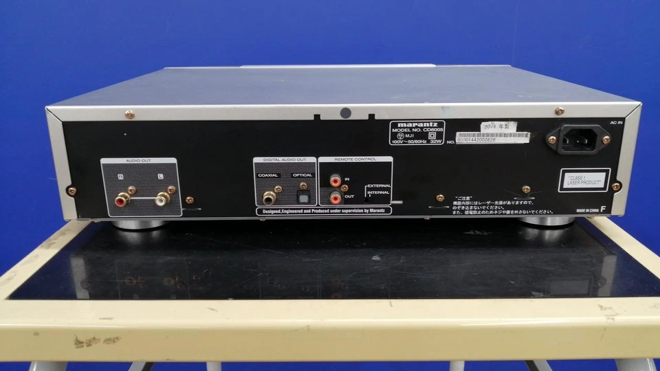 Marantz CD6005 CD Player Silver Good Condition Used w/Remote - Image 3 of 4