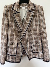 Veronica Beard Double-Breasted Dickey Style Blazer Sz 2
