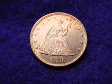 1876 TWENTY CENT PIECE INCREDIBLE PROOF LIKE KEY DATE COIN!!!    #103