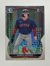 Roman Anthony 2023 Bowman Chrome 1st Bowman BCP-71 Mega Box Mojo Refractor NM