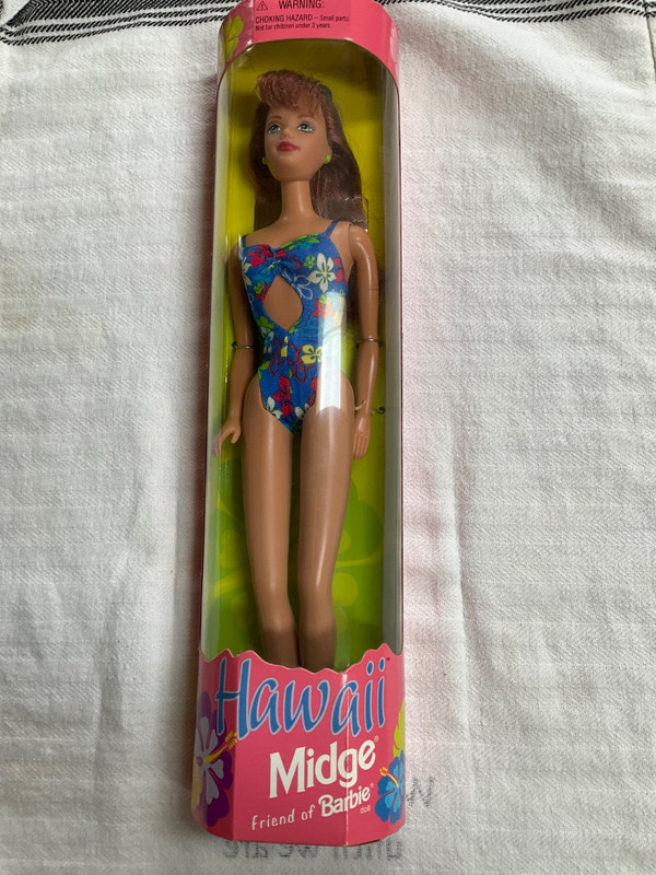 Vintage 1999 Mattel Hawaii Midge Friend of Barbie Doll NEW NRFB B2