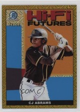 2022 Bowman Hi-Fi Futures Mega Box Gold Mojo Refractor 24/50 CJ Abrams 12fl