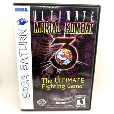 Sega Saturn Ultimate Mortal Kombat 3 (Sega Saturn) Replacement Case & Artwork