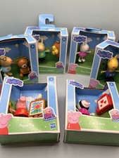 NEW Peppa Pig's Adventures Action Figures Set Lot of 6 Hasbro NIB Ages 3 