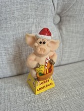 David Corbridge Piggin Celebrations Merry Christmas Vintage 2000 Ornament Figure