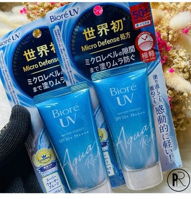 Biore Kao UV Sunscreen Aqua Rich Watery Essence 50g SPF50+ PA++++ *UK* 100% NEU