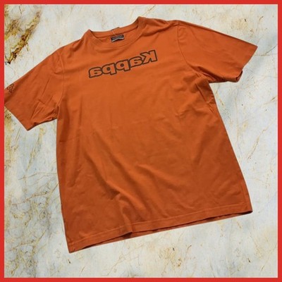 KAPPA HERREN T-SHIRT GR.L ORANGE ORIGINAL