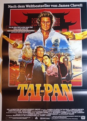 Filmplakat TAI PAN A1 Kinoposter 1986 Joan Chen tolle Grafik