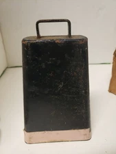 Antique Bongo Drummer Handheld Cowbell