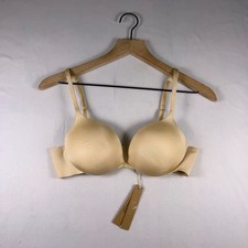 SKIMS Ultimate Push Up Plunge Bra Sand BA-PLG-9214 Size 34B NWT