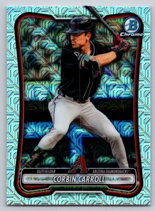 2026 Bowman #80 Corbin Carroll Chrome Mojo Refractor