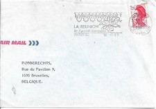 FRANCE. POSTMARK. LA REUNION. PARIS. 1985