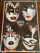 KISS 1999 VINTAGE MOSAIC POSTER OFFICIAL 25th ANNIVERSARY MINT RARE