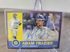 Adam Frazier 2022 Topps Archives Fan Favorites Purple Auto #d148/150 Seattle