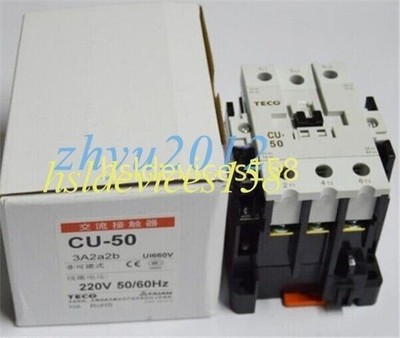 1Pcs New Teco CU-50 220Vac Contactor *tn