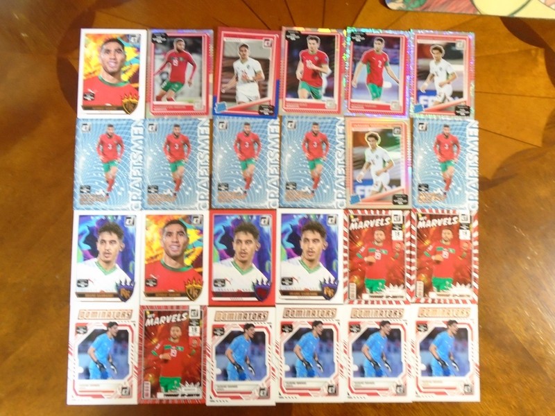 24 Card Lot of Morocco (World Cup) (Hakimi)