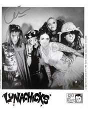 * GINA VOLPE * signed 8x10 photo * LUNACHICKS * COA *