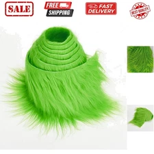 Shaggy Plush Faux Fur Fabric Precut Strips Fluffy Fuzzy Craft Fur for Gnomes ...