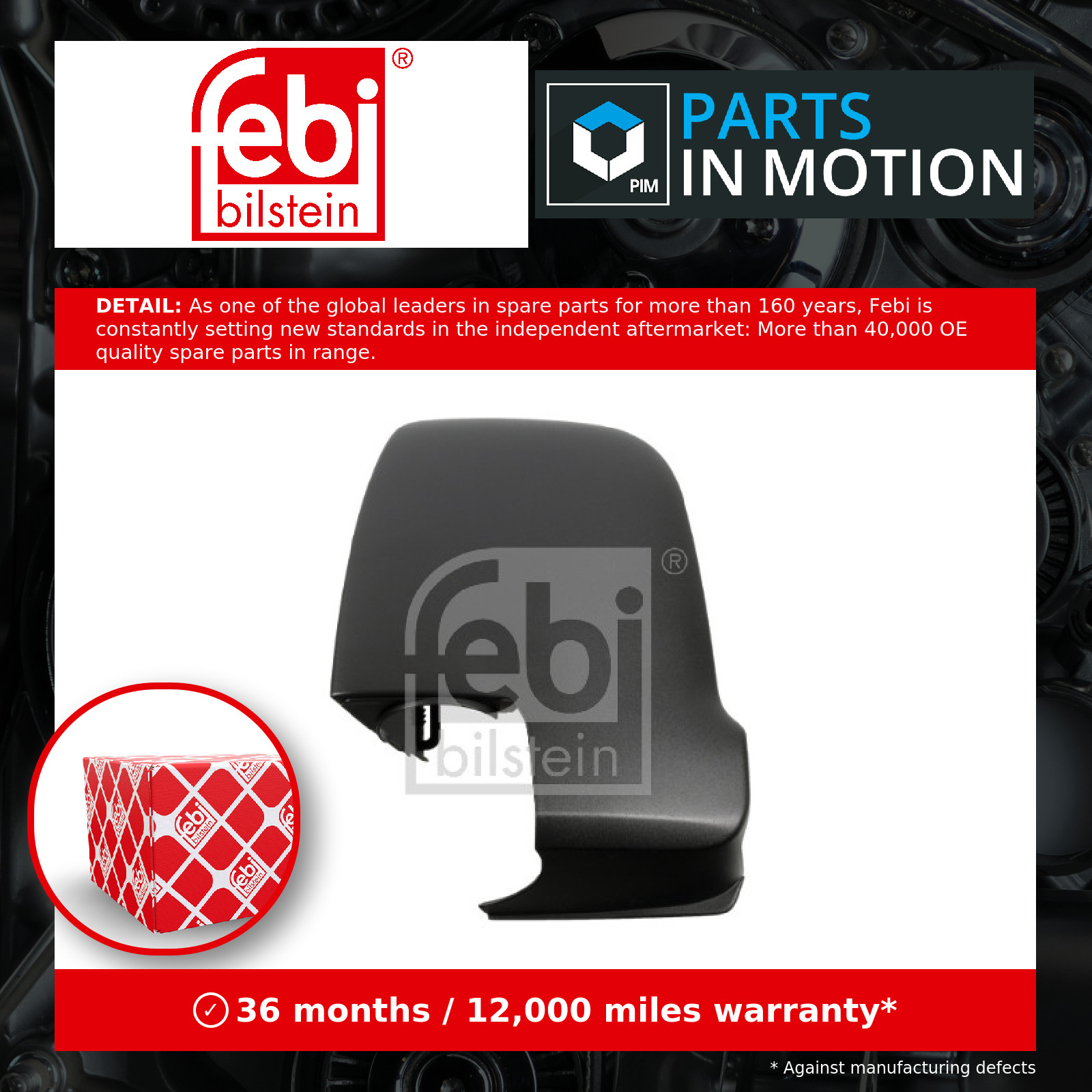 Door / Wing Mirror Cover 184549 Febi A9108114100 9108114100 Quality Guaranteed