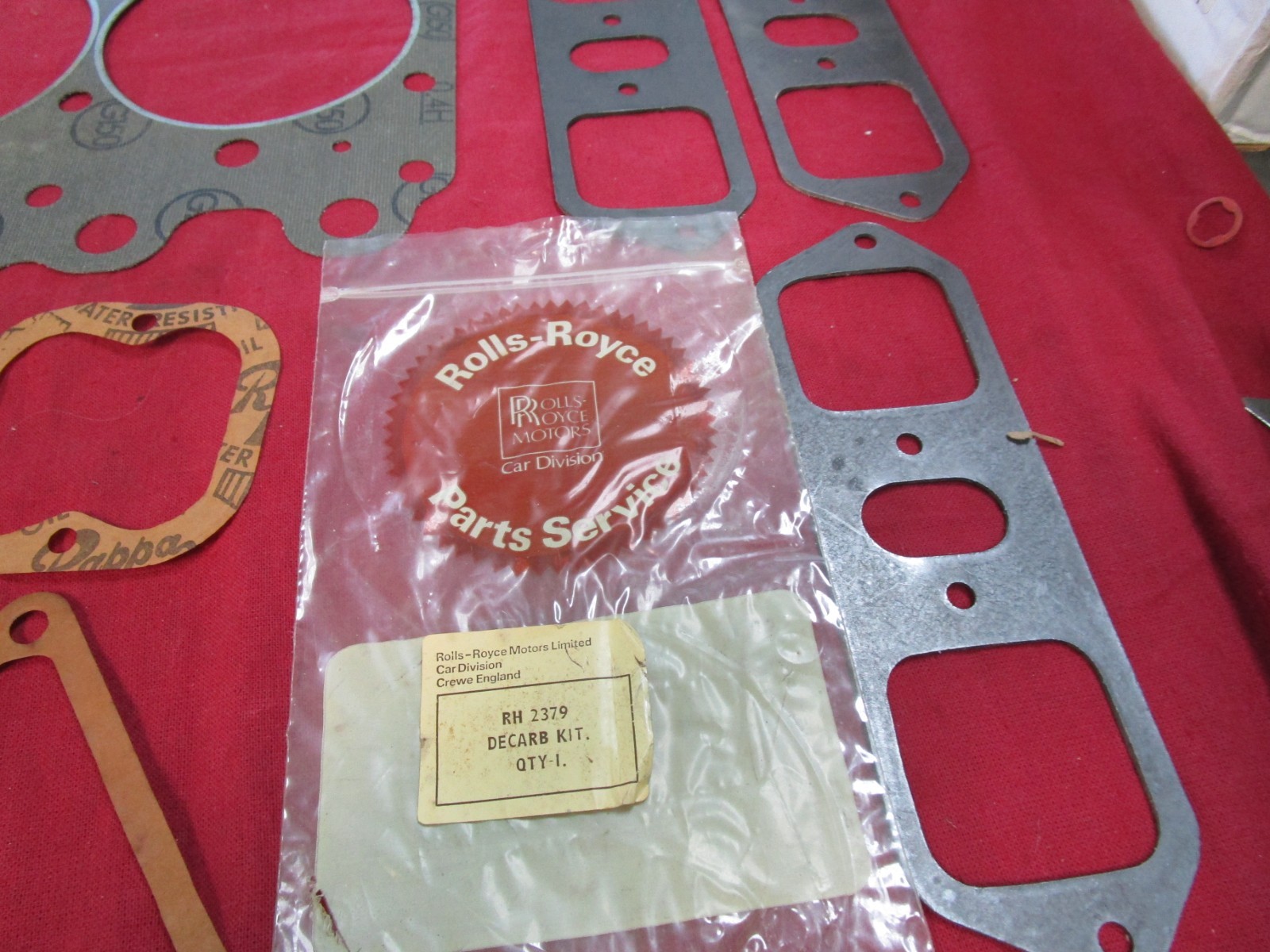 Rolls Royce Shadow, Corniche, Bentley T, 1965-1980 head gasket set RH2379, NOS