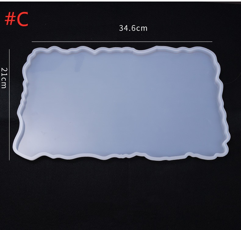 Silicone Coaster Molds Resin Epoxy Casting Mould Kit For Cake Fruit Holder DIY b