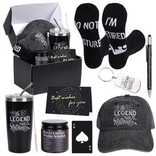 9 Pcs Retirement Gifts for Men Christmas Gifts for Men 2025 Happy Retirement ...