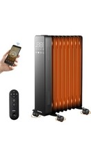 Senelux 2000W Electric Oil Radiator with WiFi App Control for Energy Saving