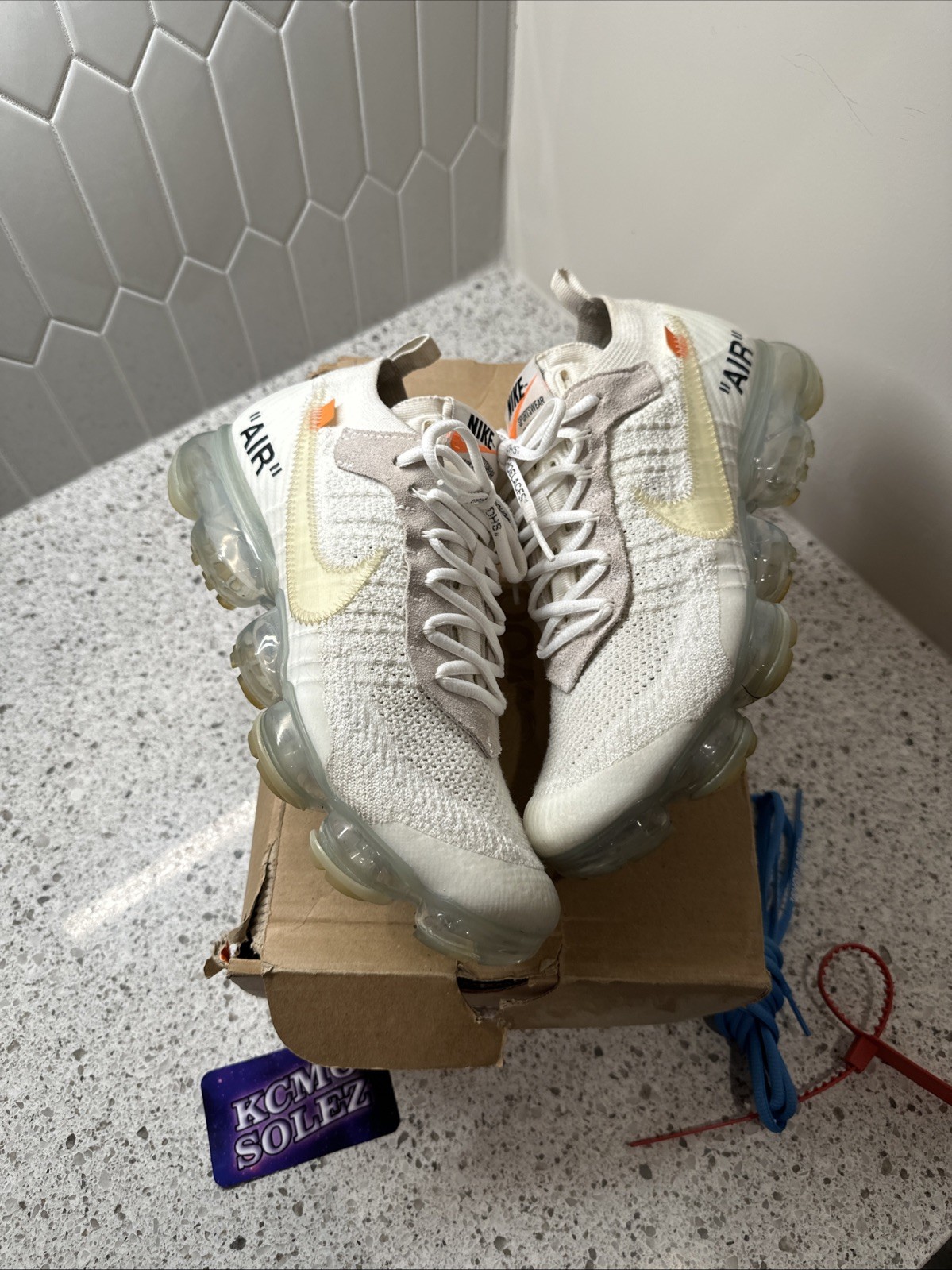 OFF WHITE X NIKE Taglia 9 Nike Off White x Air VaporMax parte 2 USATE