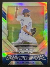 Clayton Kershaw 2021 Panini Prizm Silver Championship Stage Dodgers #CS2