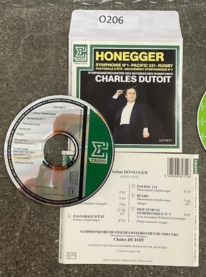 Arthur Honegger Symphony No. 1 Pacific 231/ Honegger (CD) No Case #0206