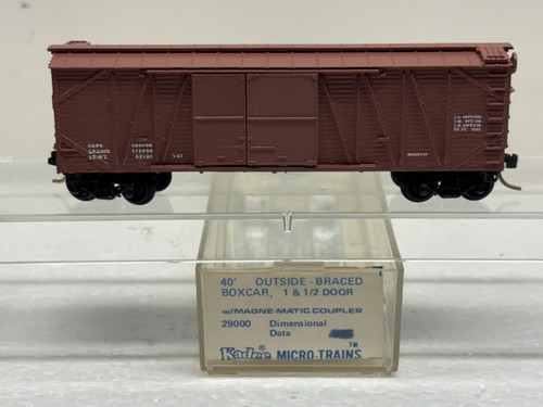 Micro trenes Kadee escala N MTL 29000 datos dimensionales vagón de carga marrón claro | Zustand: New