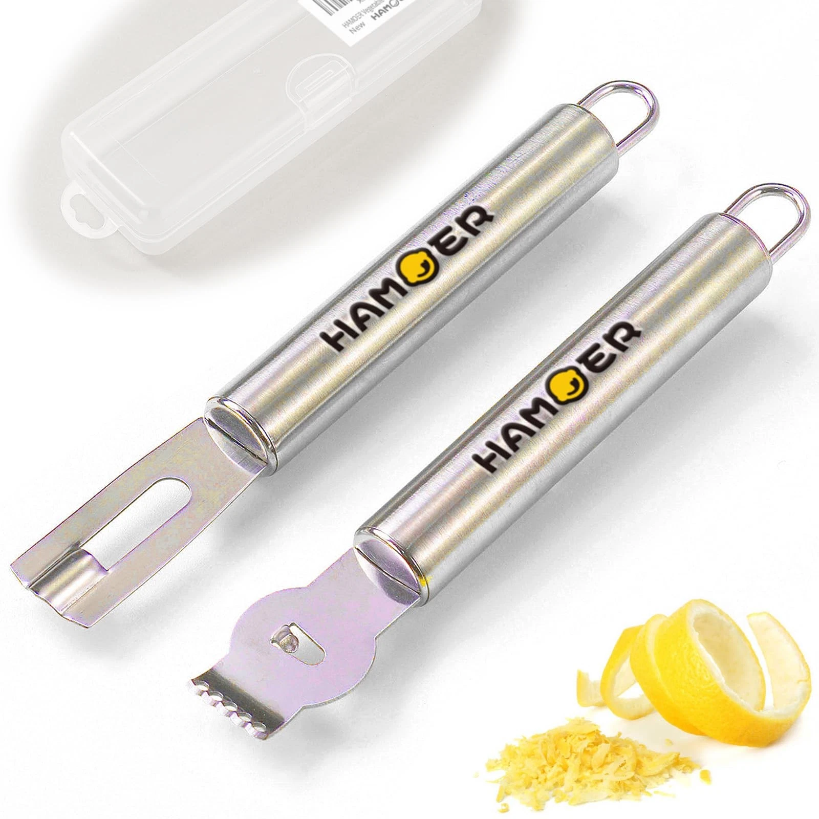 Lemon Grater Channel Handheld for Bar Kitchen full Stainless Steel tool set
Opens in a new window or