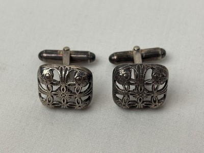 Antique Vintage Filigree Sterling Silver 925 Cufflinks 8 Grams